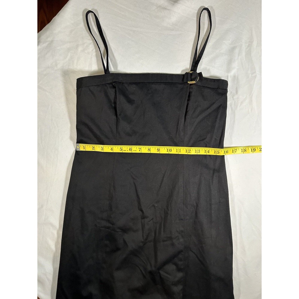 Vintage 90s Worth Women’s Black Cocktail Dress Size 8 - Picture 4 of 6